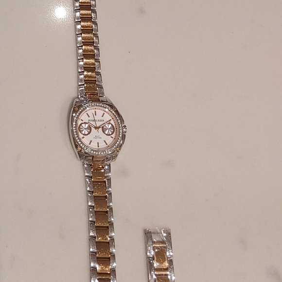 DYRBERG/KERN Two Tone Womens Watch with Swarovski Crystals - Picture 4 of 7